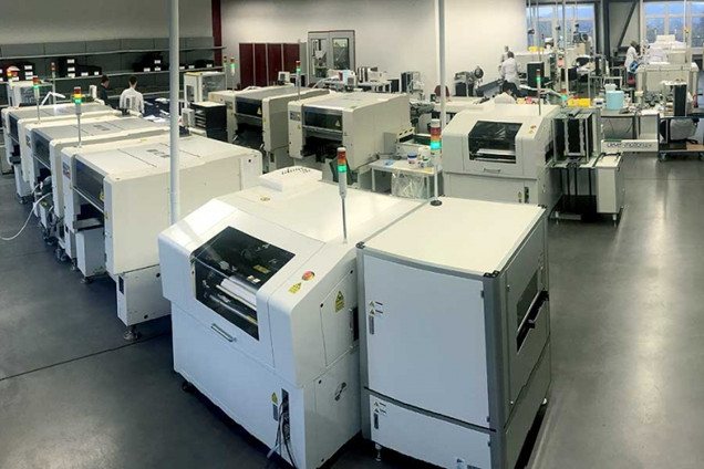 Fertigung von Fercad Elektronik