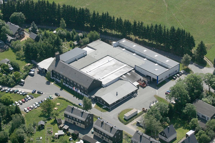 Aerial view of the Sumida site in Lehesten